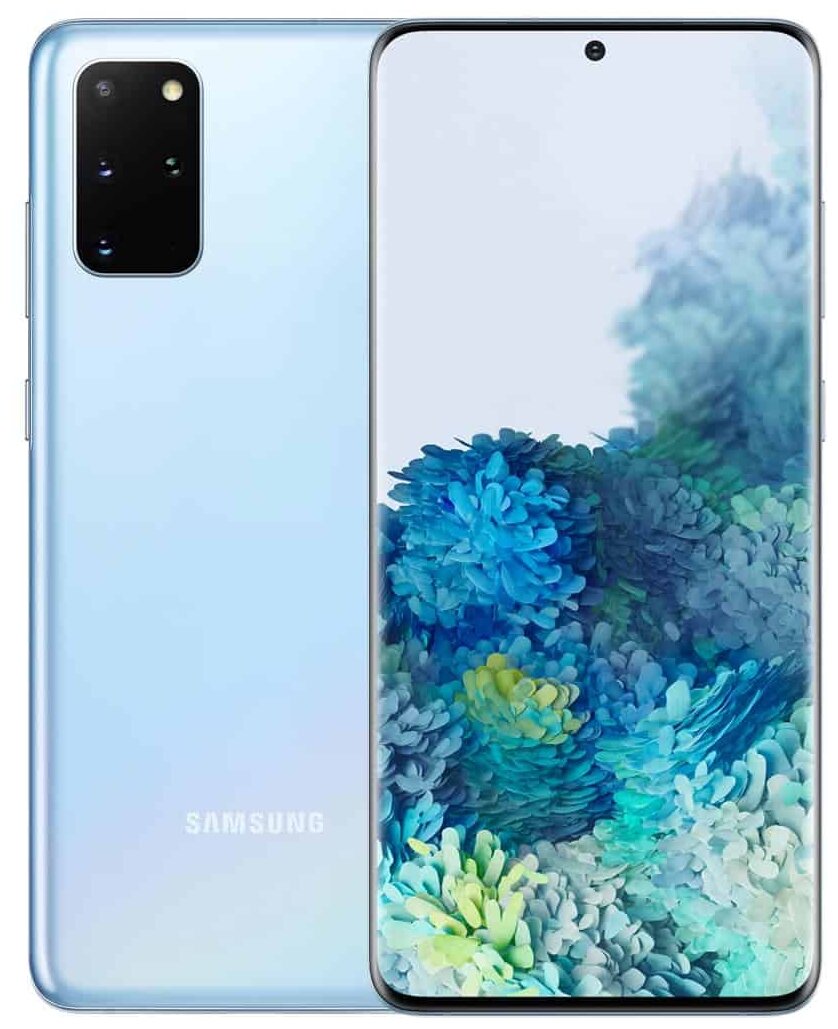 Смартфон Samsung Galaxy S20+ 8/128 ГБ, nano SIM+eSIM, голубой
