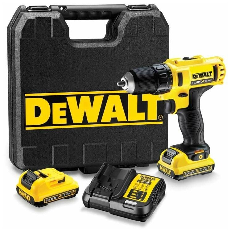 Аккумуляторная ударная дрель DEWALT DCD716D2