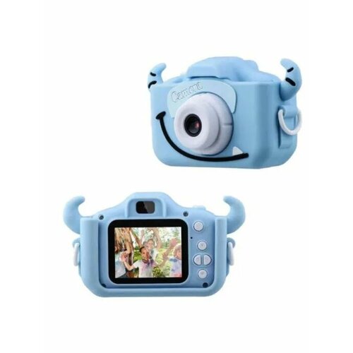 Детский цифровой фотоаппарат ударопрочный камера 1080p Full-HD высокого качества со встроенной памятью, фотоаппарат для детей с играми и селфи, подарок для мальчиков и девочек