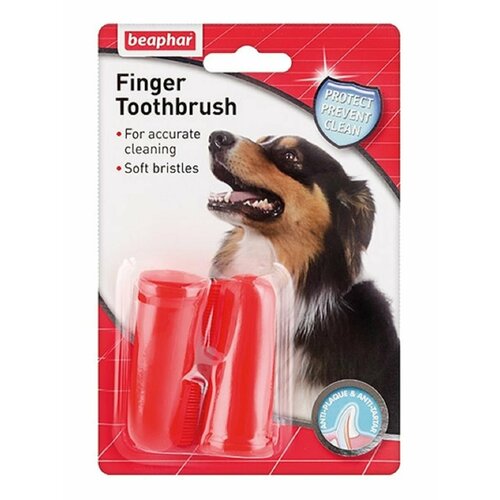 Зубная щетка двойная для собак на палец 860₽