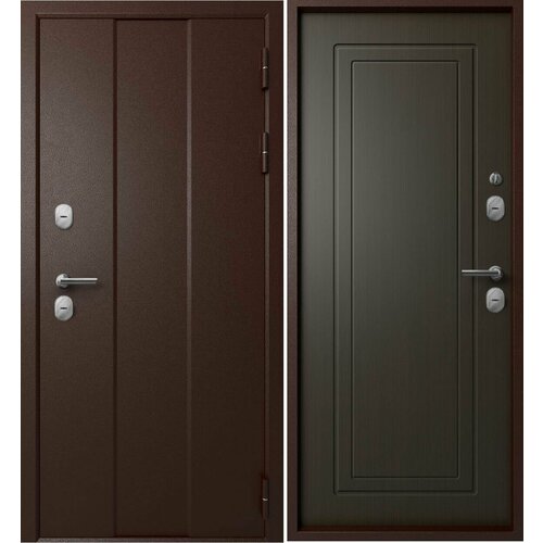 Дверь стальная Эталон Термо-6 Медь-Венге 960 правая терморазрыв 36843₽