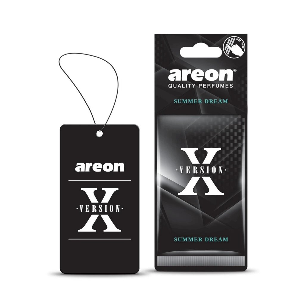 Ароматизатор подвесной для автомобиля Areon X-Version Summer Dream/Летняя Мечта (арт. 704-AXV-009)