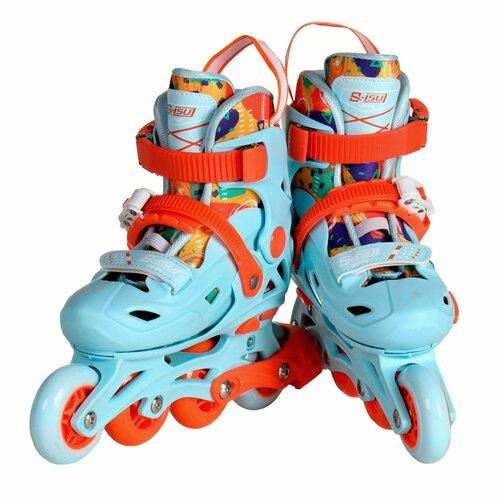 Роликовые коньки раздвижные COMIRON S PU колеса 31-34 розовые 3800₽