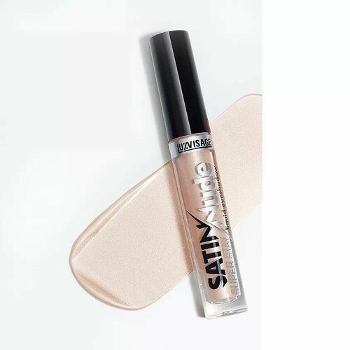 фото Luxvisage тени satin nude для век жидкие super stay, тон 201 ivory