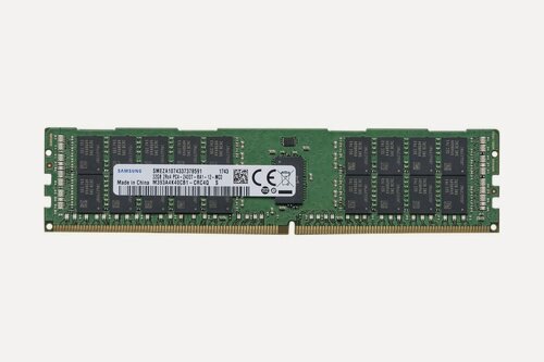 Изображение товара Модуль памяти Samsung 32Gb DDR4 2400MHz PC4-19200 RDIMM ECC Reg 1.2V (M393A4K40CB1-CRC) (аналог M393A4K40BB1-CRC)