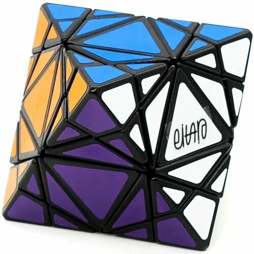 Головоломка / Lanlan Edge Turning Octahedron Cube Черный / Развивающая игра
