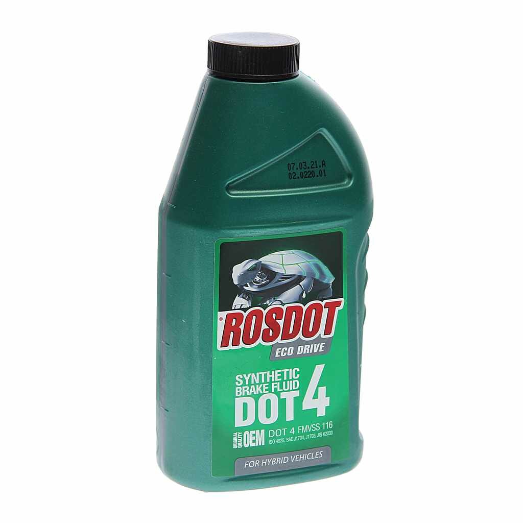 Жидкость тормозная DOT-4 455г ECO DRIVE ROSDOT, 430120002, тосол-синтез