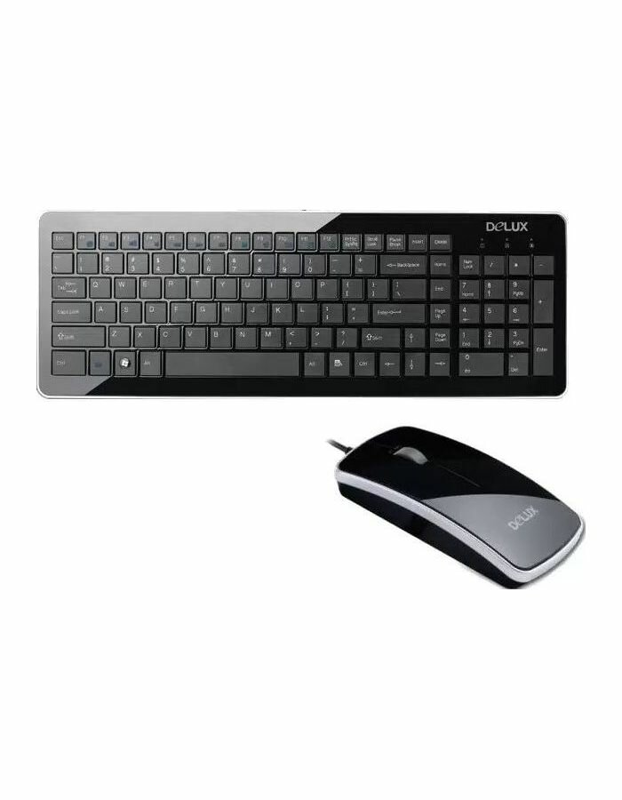 Клавиатура Delux K1500+M125 Ultra-Slim