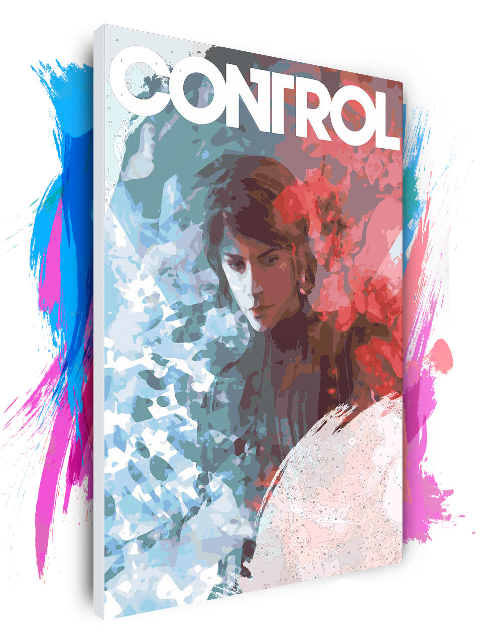 Картина по номерам на холсте Control, 100 х 150 см