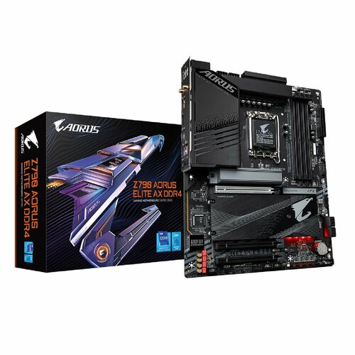 Материнская плата Gigabyte Z790 AORUS ELITE AX DDR4 материнская плата gigabyte z790 aorus elite ddr4 rev 1 0