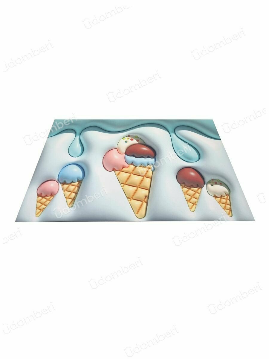 Коврик для ванной противоскользящий 40х60 быстросохнущий 3д — фото 1