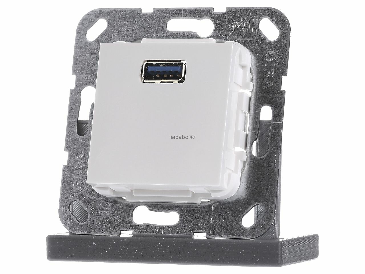 System55 568203 Розетка USB (USB, под рамку, скрытая установка, белая глянцевая) Gira - фото №4