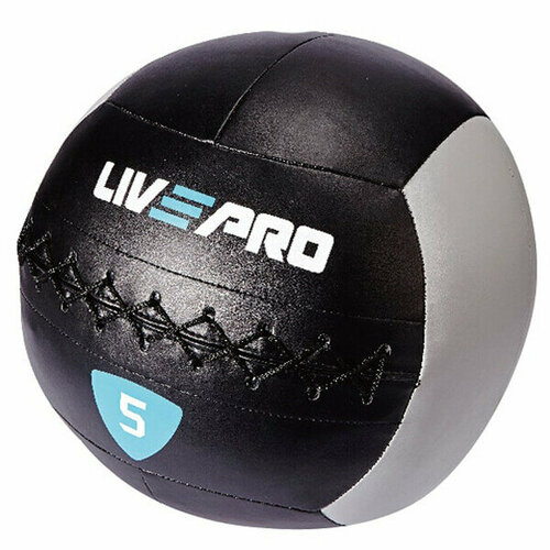 мяч набивной утяжеленный wall ball livepro lp8100 12kg Медбол LivePro Wall Ball (LP8100-05)