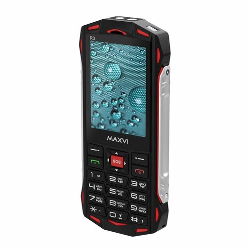 Телефон MAXVI R3, 2 SIM, красный