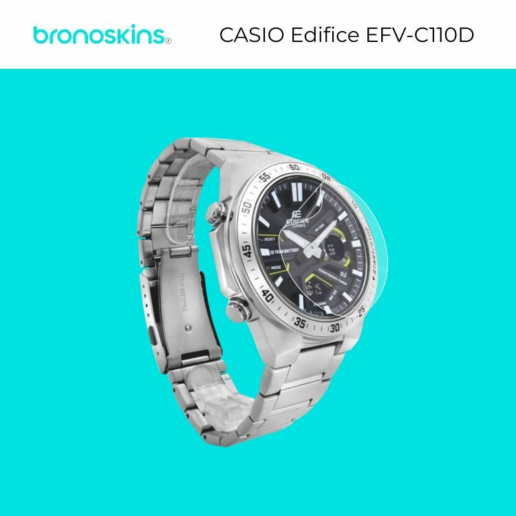 Защитная пленка на экран часов Casio Edifice EFV-C11OD (Глянцевая)