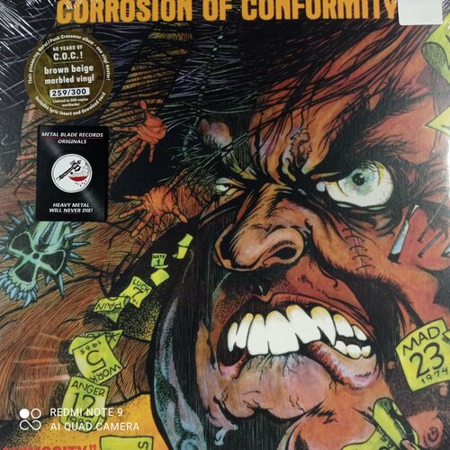 Виниловая пластинка CORROSION OF CONFORMITY- Animosity LP, NEW, LIMITED