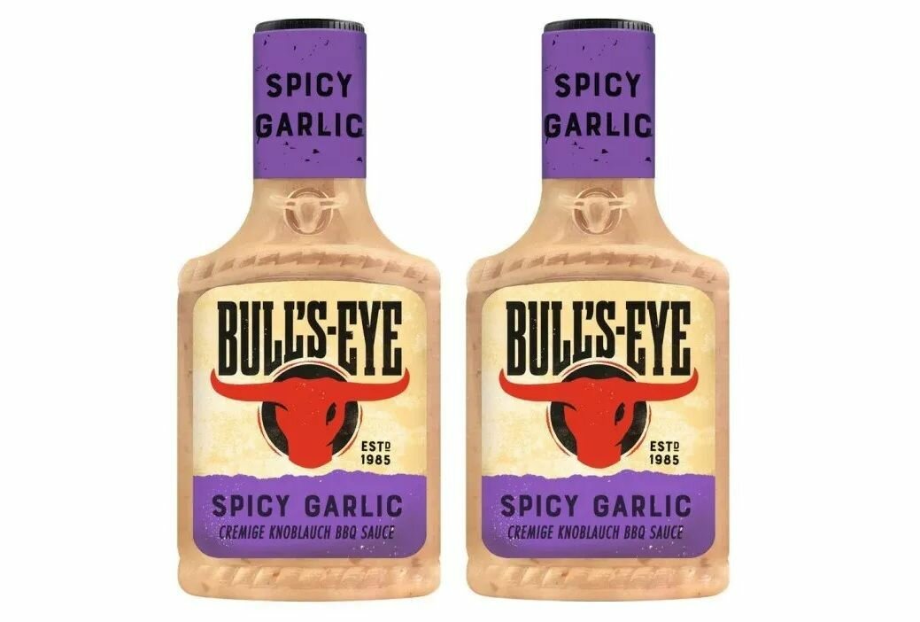 Соус BULL'S EYE Spicy Garlic BBQ 2шт по 300мл