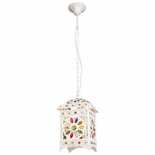 504-01-51 - Подвесная люстра N-Light (Италия), 1 лампа, белый