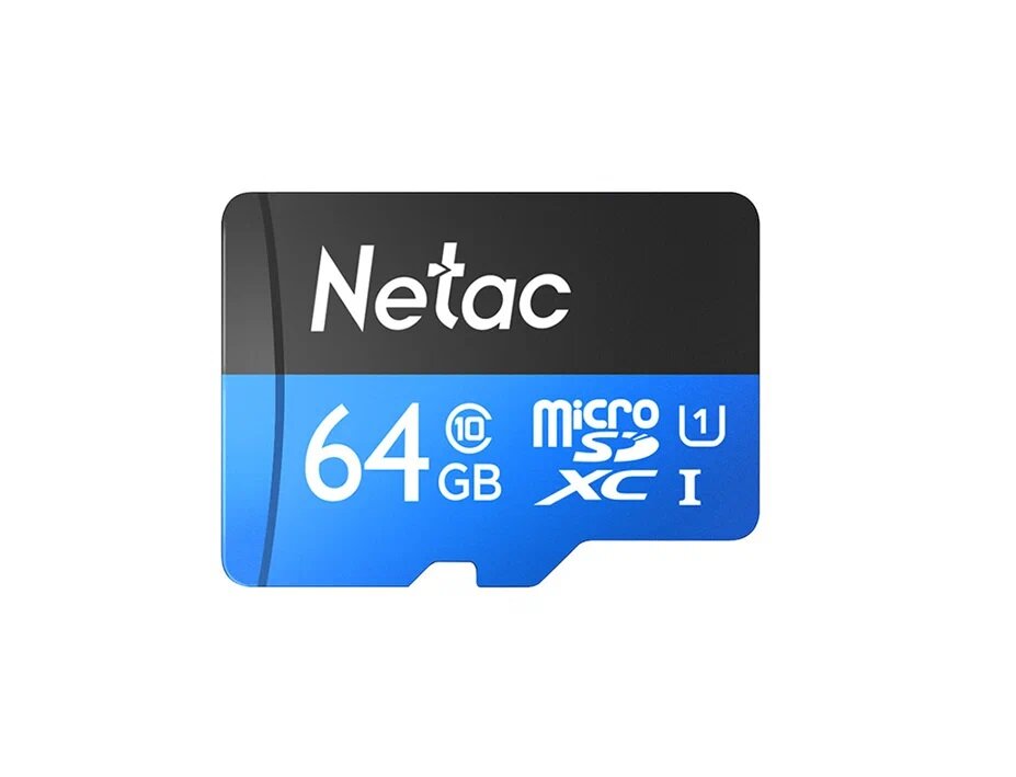Карта памяти Netac P500 Standart microSDXC 64 ГБ Class 10 ( NT02P500STN-064G-S )