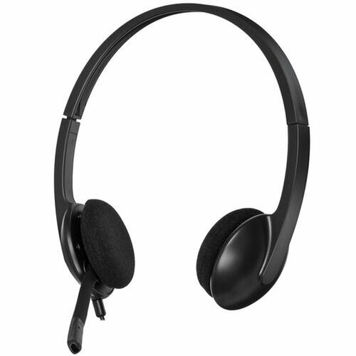 Проводные наушники Logitech H340 черный 8997₽