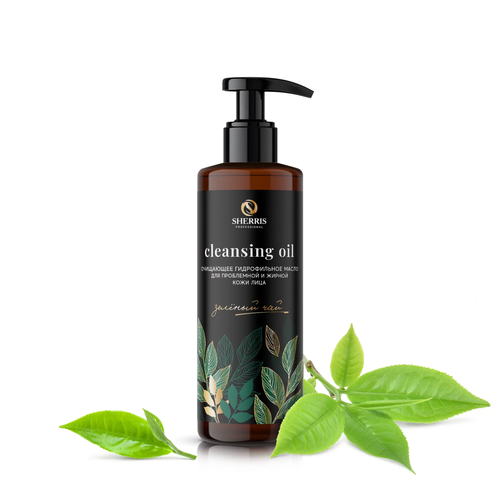 Очищающее гидрофильное масло для проблемной и жирной кожи лица Зеленый Чай SHERRIS 150 мл 800₽