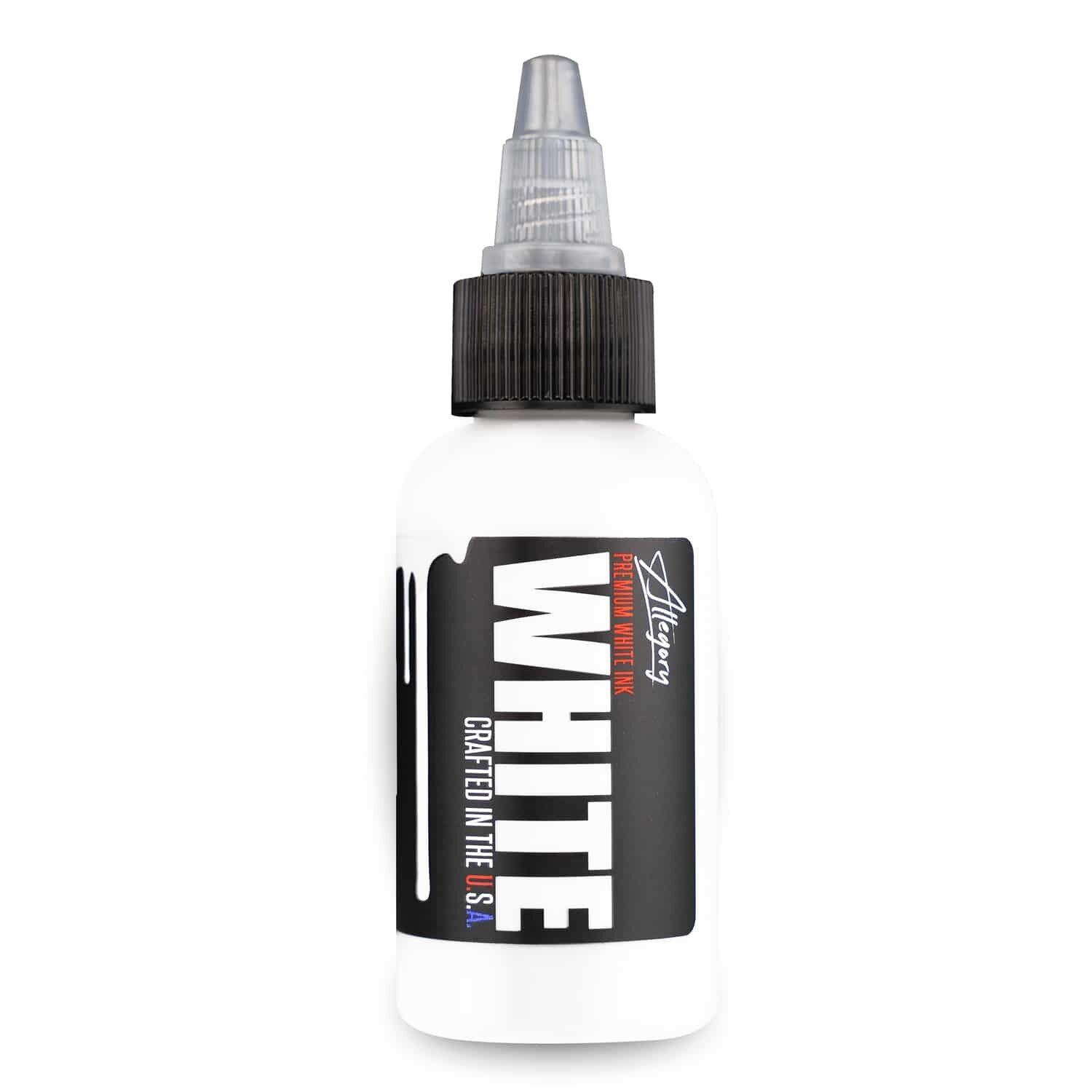 Allegory WHITE Белая краска для татуировки, пигмент white Ink 2 oz - 60 мл