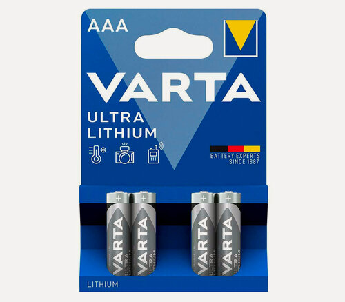 Изображение товара Батарейки Varta AAA Ultra Lithium, 4 шт.