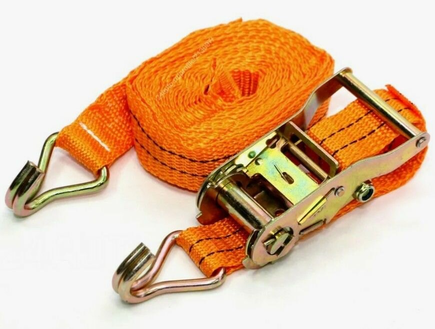 Стяжка груза с храповым механизмом. Фиксатор 130 мм, нагрузка 1000/2000 кг, длина 8м (Сигма С2-8T)