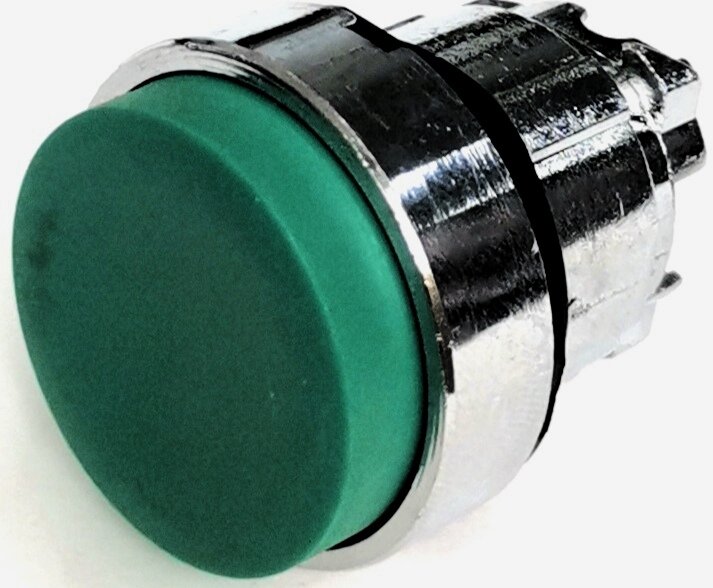 КМЕ 71С зеленый IP40 LAY4-BL23. BR Головка с выступающим толкателем 40 металл 22 мм пружинный возврат