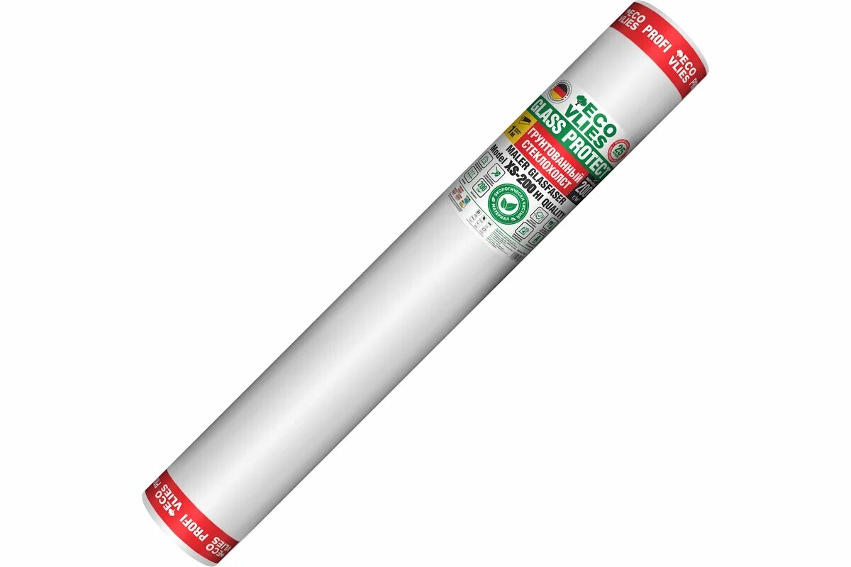 Малярный стеклохолст Ecovlies Glass Protect XS200 грунтованный "Паутинка" 25100