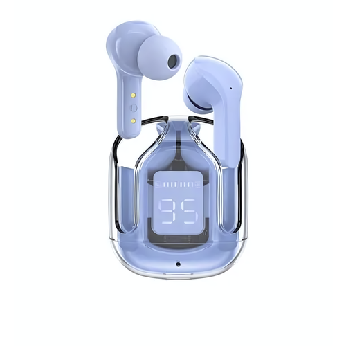 Гарнитура Air31 Bluetooth с шумоподавлением цифровой дисплей голубая 652₽