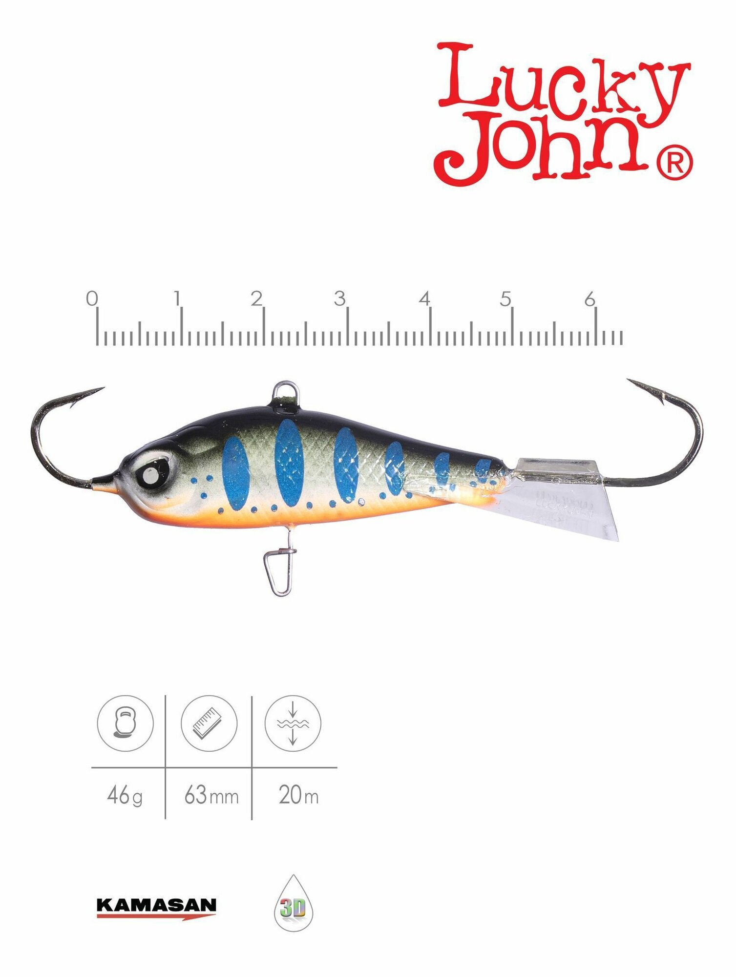 Балансир Lucky John BALTIC 6 60мм/103 — фото 1