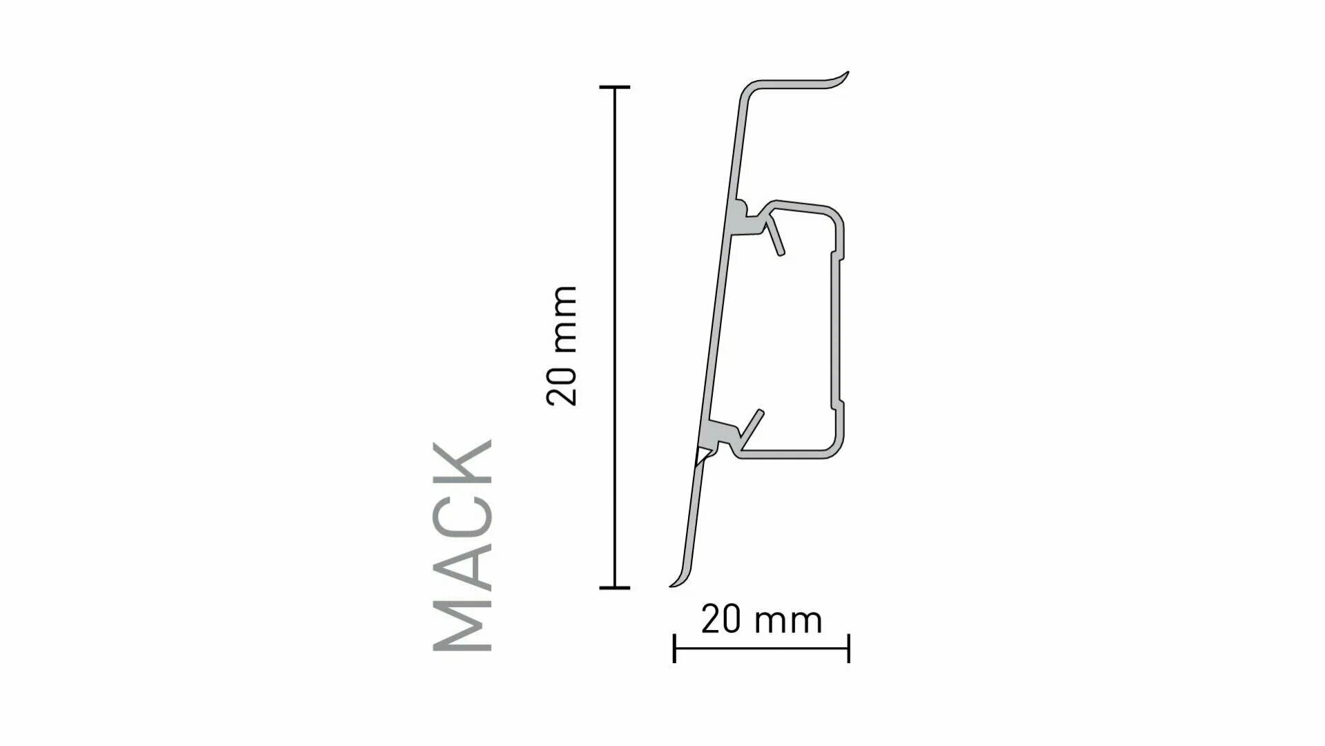 Соединитель Arbiton MACK60 046 Дуб Золотой (блистер 2шт) — фото 1