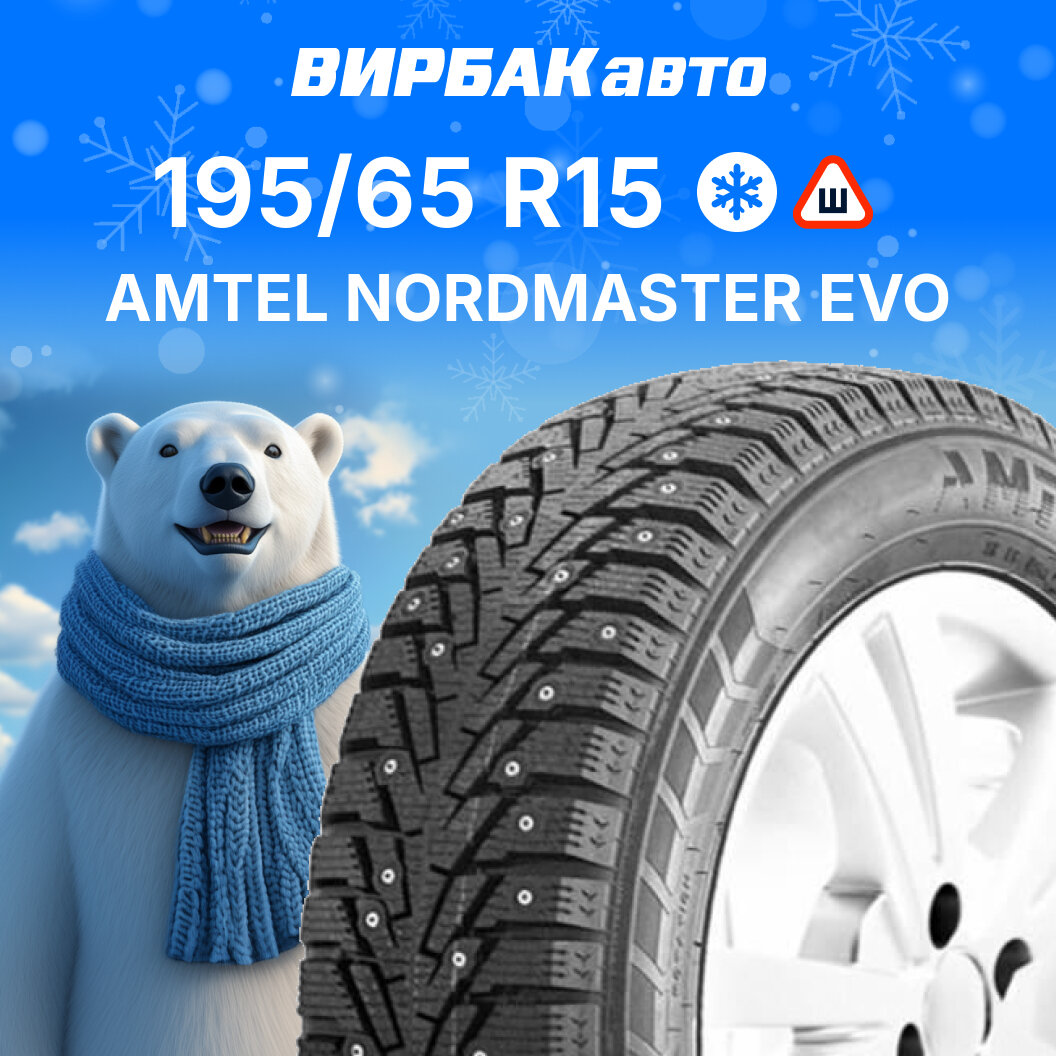 Зимние шины Amtel NORDMASTER EVO 195/65R15 91T