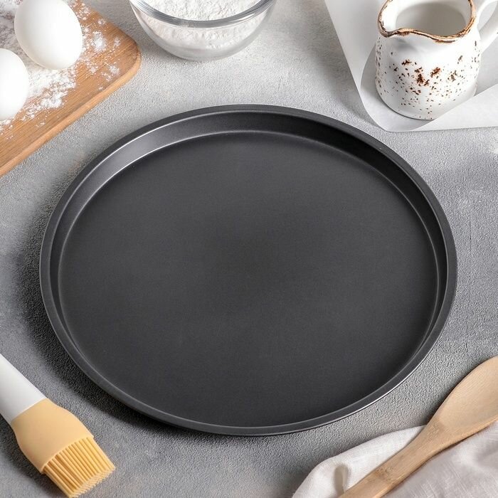 Форма для пиццы Доляна "Жаклин", d 26 см, антипригарная