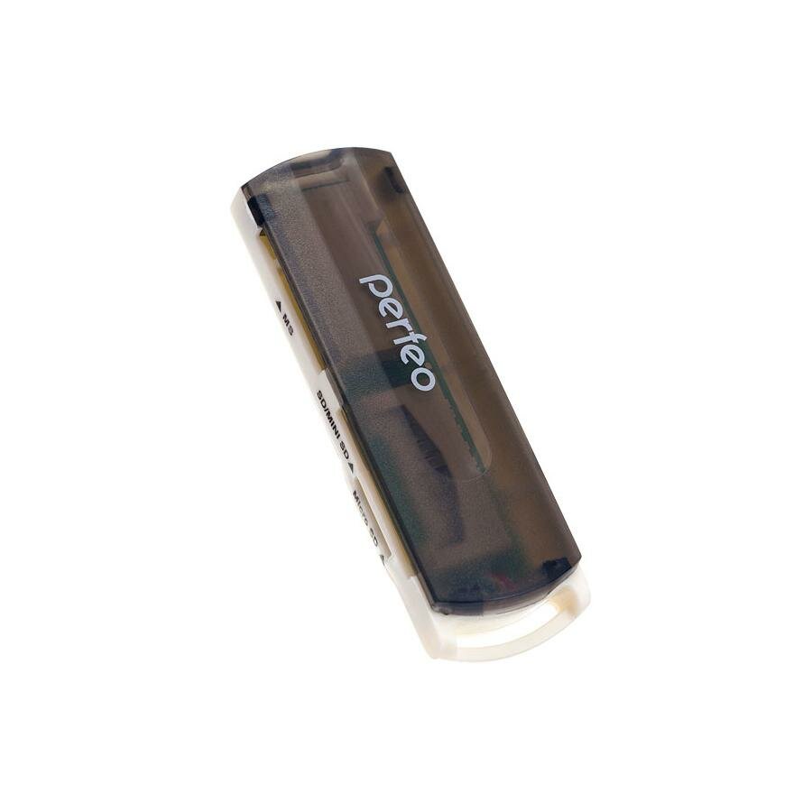 Картридер Perfeo VI-R013 SD/MMC+MicroSD+MS+M2, черный
