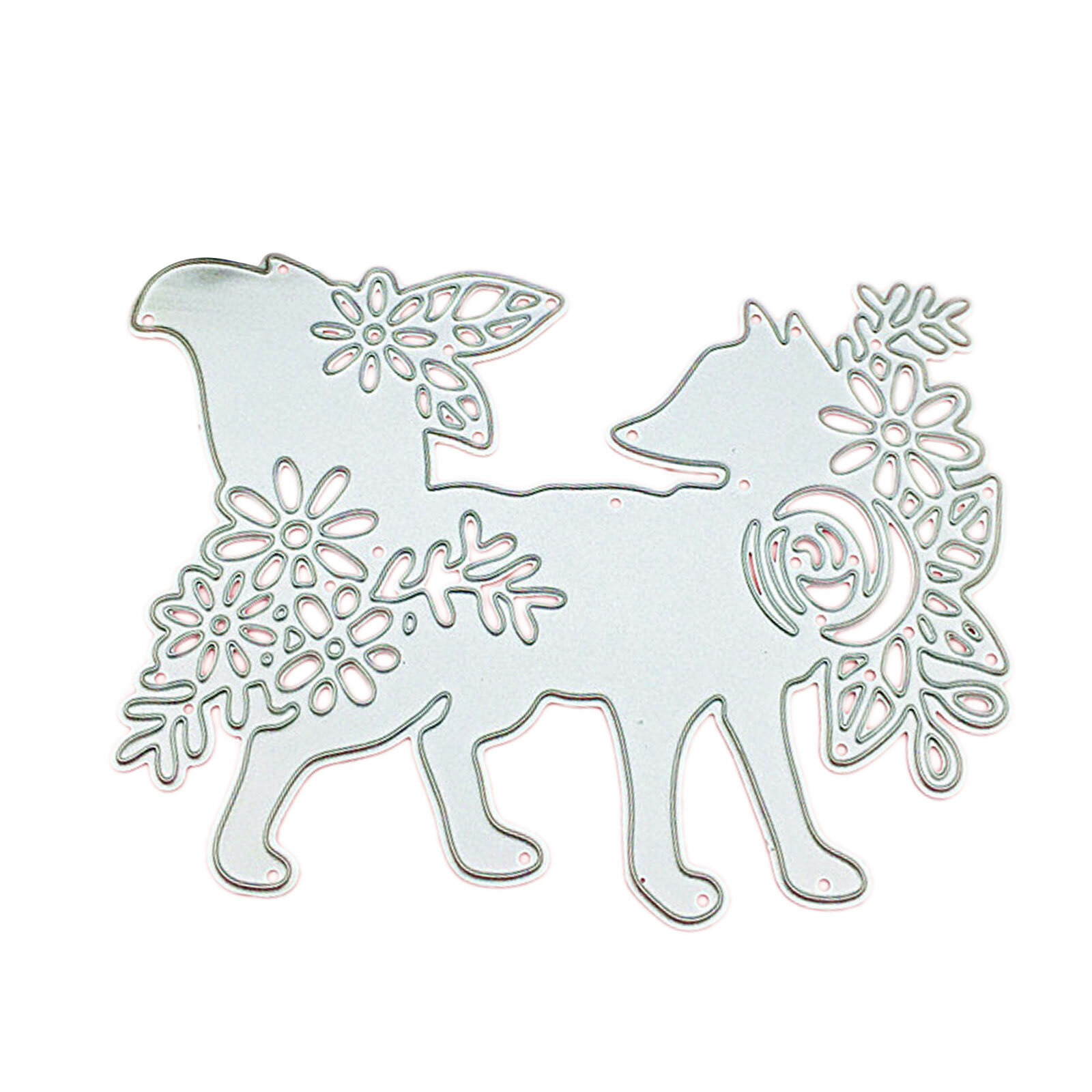 Металлические трафареты Flower Foxes для тиснения и