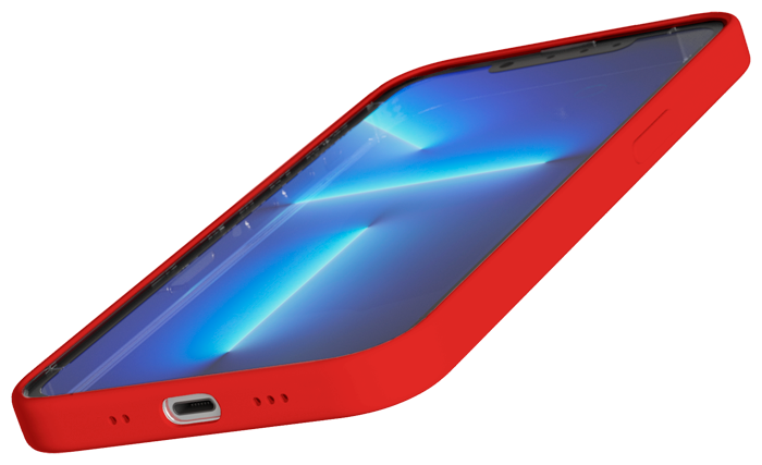 Чехол (клип-кейс) , для Apple iPhone 13, красный Noname - фото №2