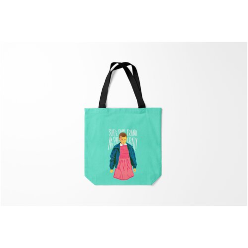 фото Сумка-шоппер / 40х40 см / сериалы / очень странные дела shes our friend burnettie