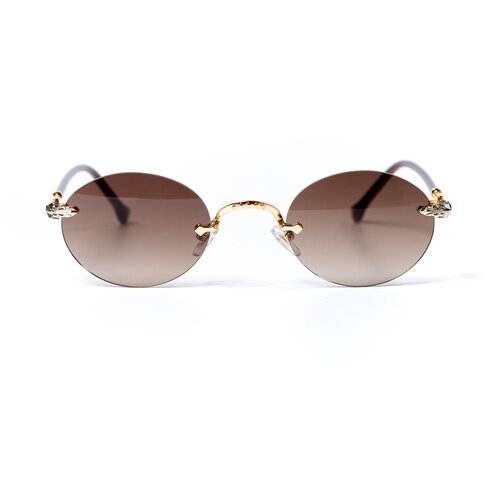 фото Солнцезащитные очки женские / без оправы / ультрафиолетовый фильтр / защита uv400 / чехол в подарок 090322230 ezstore