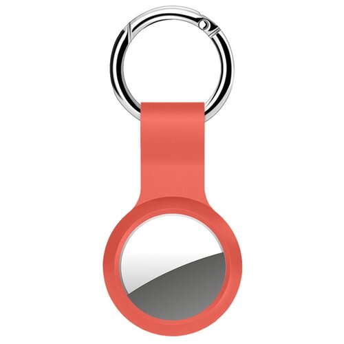 фото Брелок deppa для apple airtag с кольцом для ключей silicone orange 47210