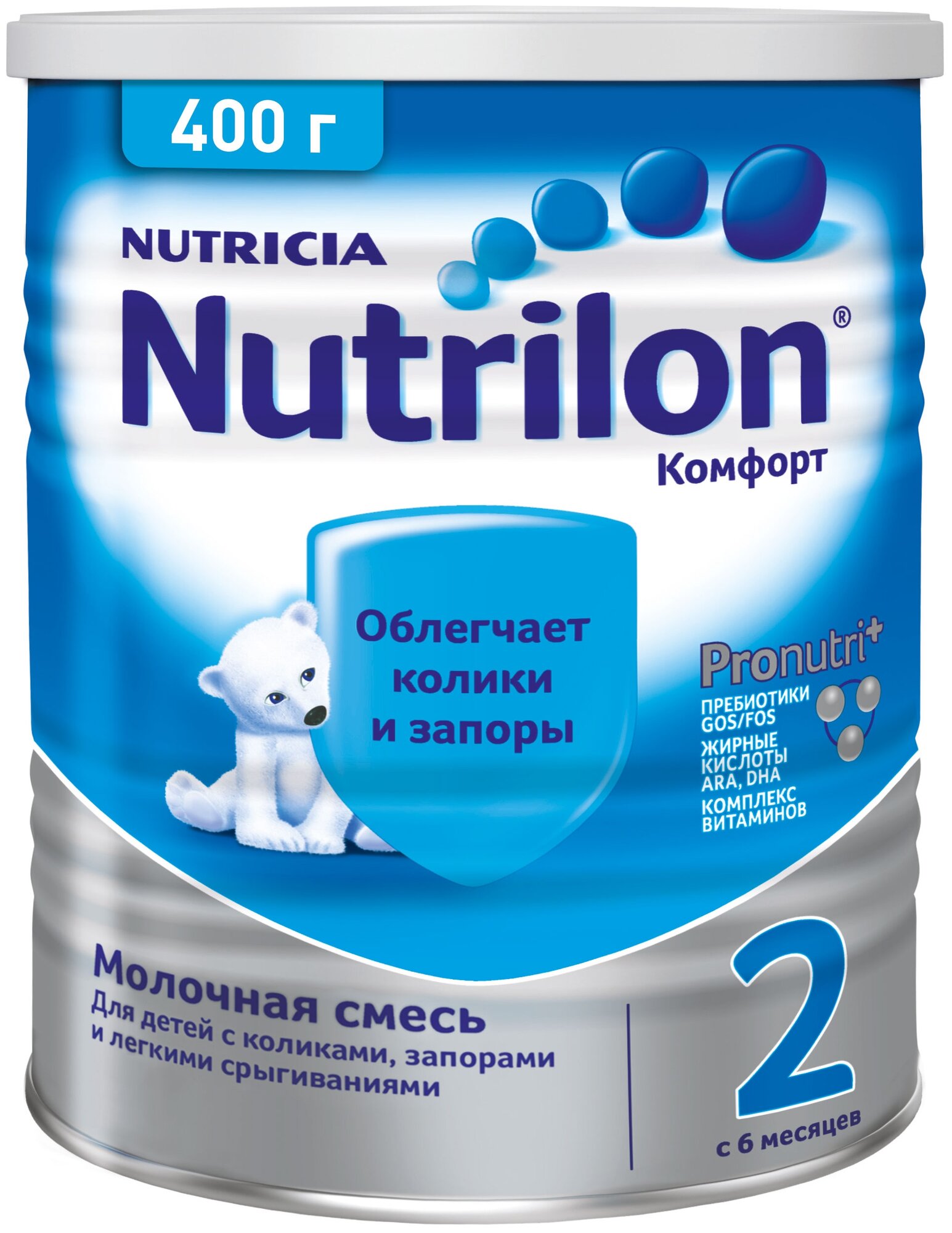 Смесь молочная Nutrilon Комфорт 2 400г с 6 месяцев