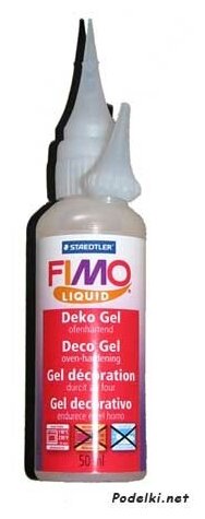 Декоративный гель Fimo Liquid 8050-00 BK (50 мл), цена за 1 шт.