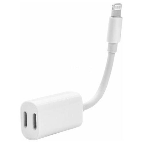 Адаптер переходник с Lightning на 2 Lightning Y Cable белый набор инструментов для ремонта iphone 6s 6 plus 8 7 x 11 pro xs 8 в 1 11 в 1 21 в 1