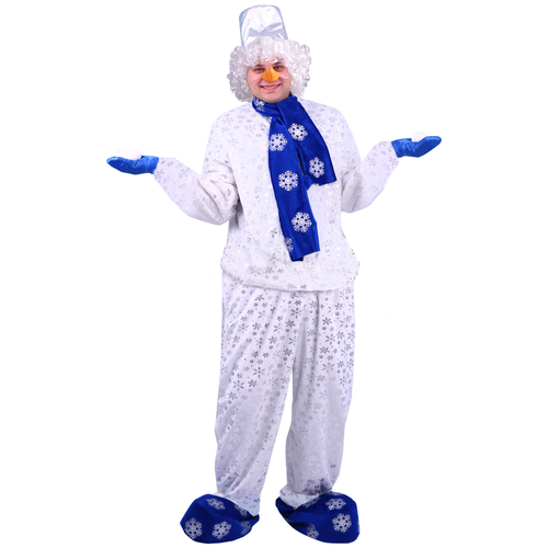 фото Карнавальный костюм снеговик пуговка рост 176