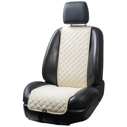 фото Trokot / накидка на передние сиденье 1 шт / чехол на сиденья автомобиля / универсальный размер / узкая цвет: слоновая кость