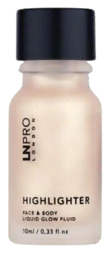 LN PRO жидкий хайлайтер HIGHLIGHTER FACE & BODY LIQUID GLOW FLUID, тон 101 эликсир