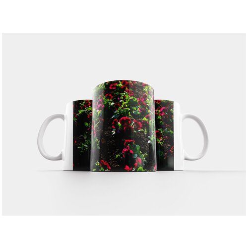 фото Кружка "анютины глазки, цветок, цвести" 320 мл lotsprints