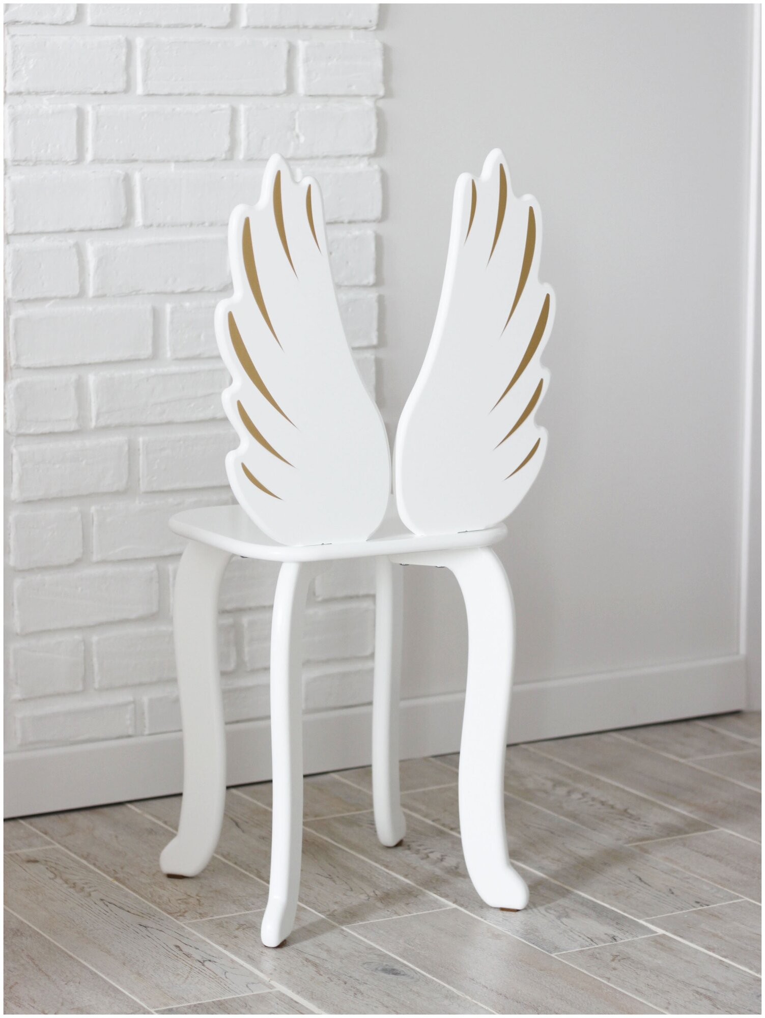 Детский стул "Ангел" 33 см белый