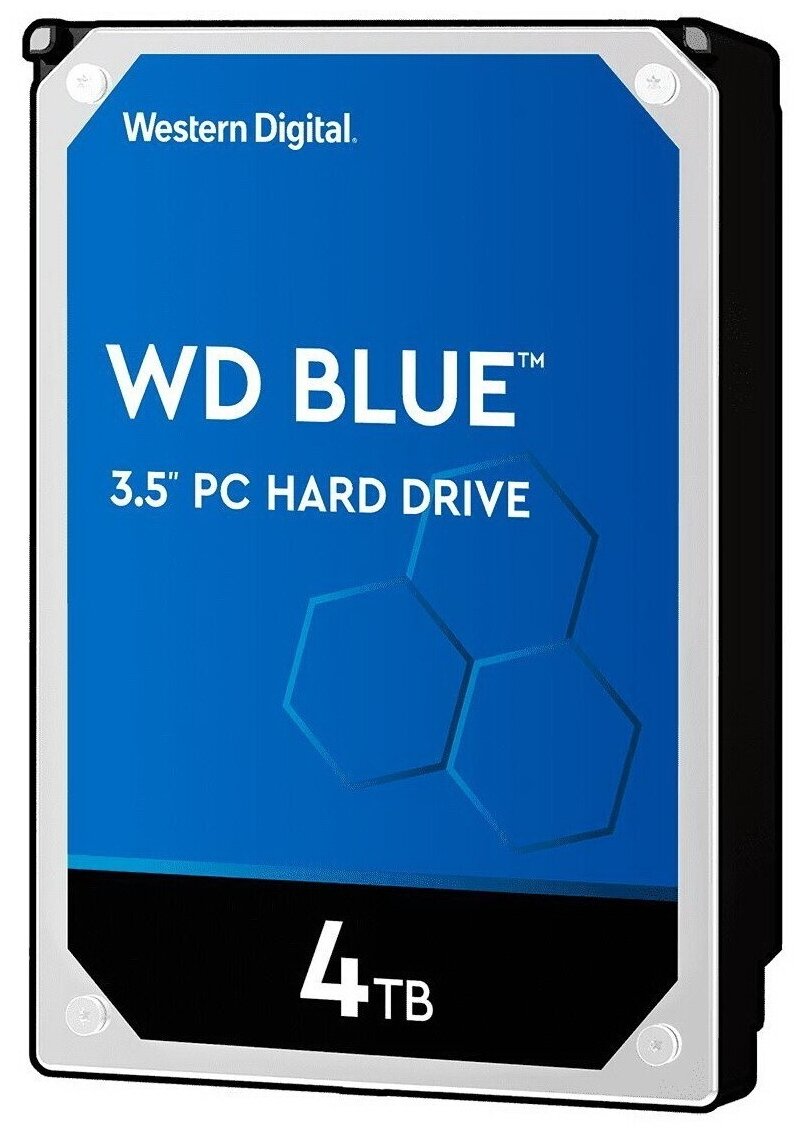 Жесткий диск Western Digital WD Blue Desktop 4 ТБ WD40EZAZ - фотография № 2